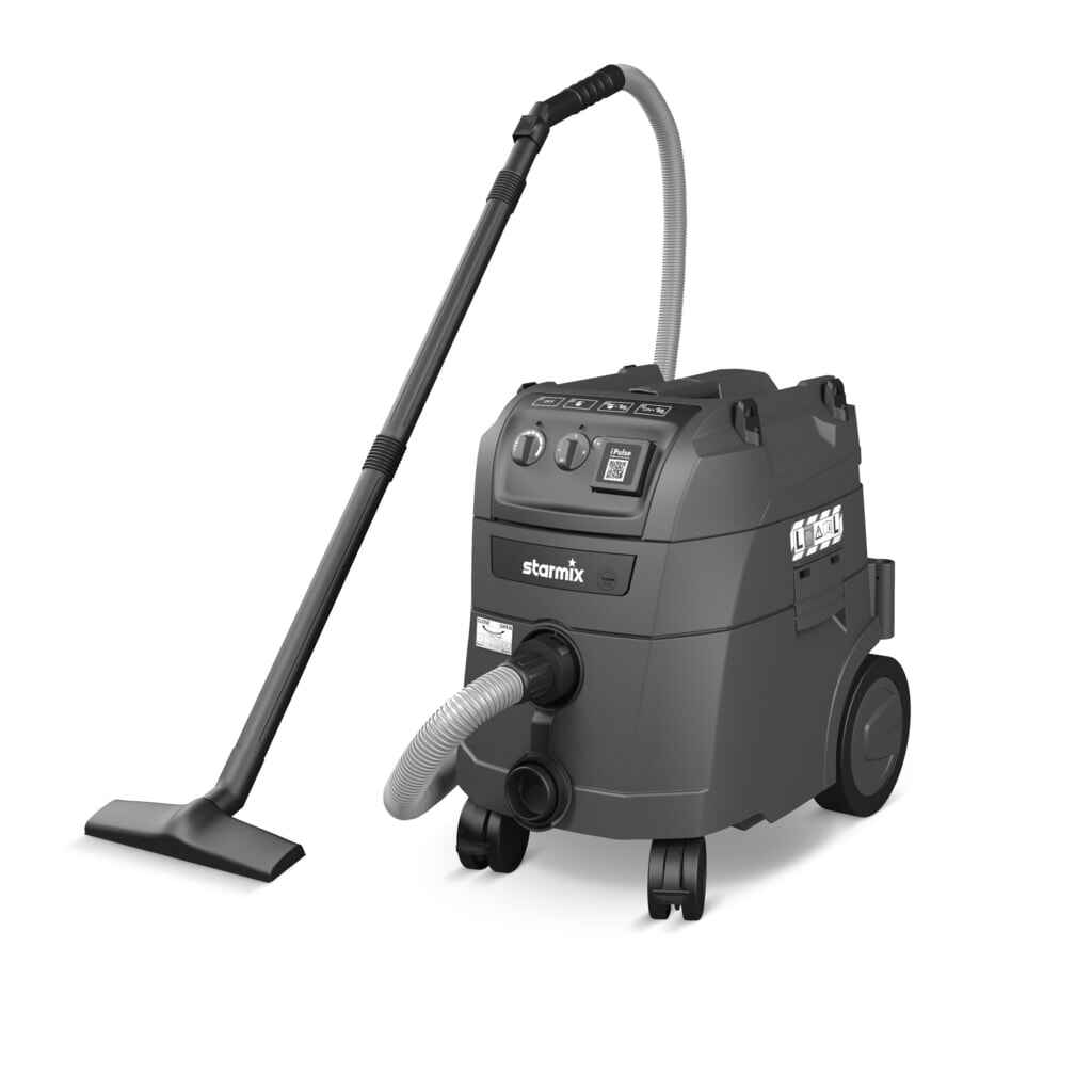 Nat-/droogzuiger starmix iPulse, stofklasse L, 1.600 W, 35 l Product afbeelding: Nat-/droogzuiger starmix iPulse, stofklasse L, 1.600 W, 35 l