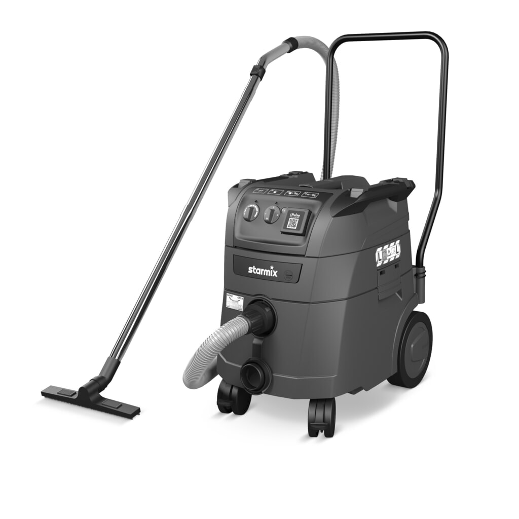 Product afbeelding: Nat-/droogzuiger starmix iPulse, stofklasse L, kantelonderstel, 1.600 W, 35 l