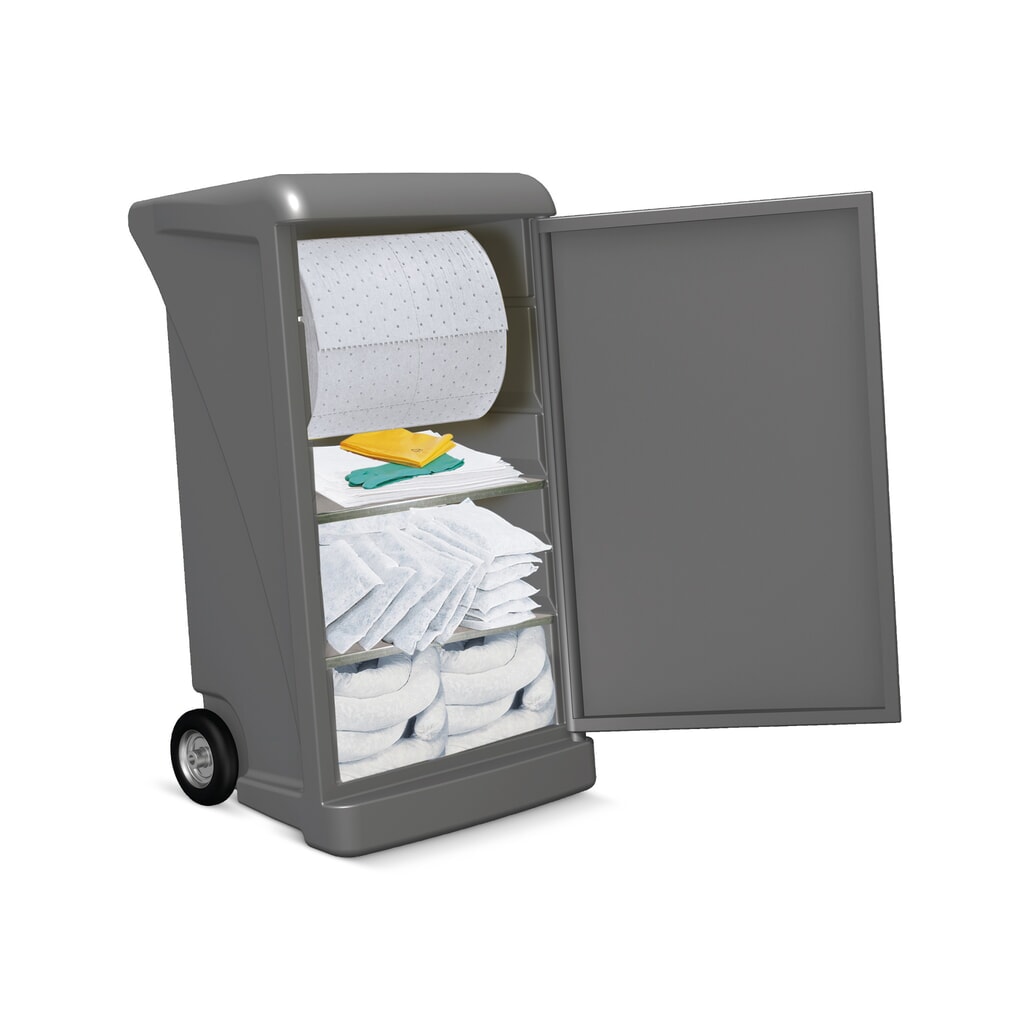 Product afbeelding: Navulset voor noodpakket in caddy, olie, absorptievermogen 218 l