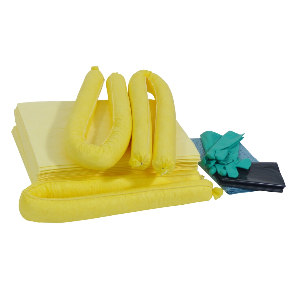 Noodpakket in pvc-tas, chemicaliën, absorptievermogen 50 l Productafbeelding nr. 2: Noodpakket in pvc-tas, chemicaliën, absorptievermogen 50 l