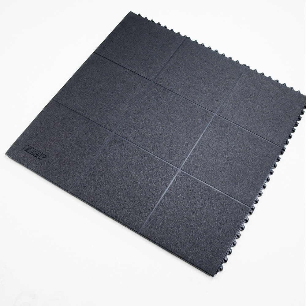Product afbeelding: NoTrax antivermoeidheidsmat Cushion Ease Solid™ ESD Nitrile FR, BxL 910 x 910 mm, zwart