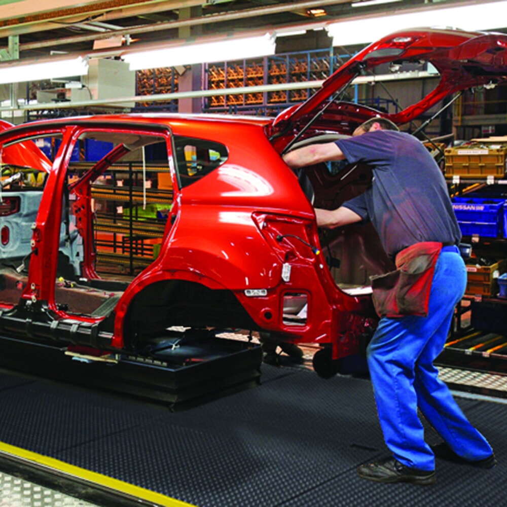 Productafbeelding nr. 5: NoTrax antivermoeidheidsmat SkywalkerHD™ Nitrile, BxL 910 x 910 mm, zwart