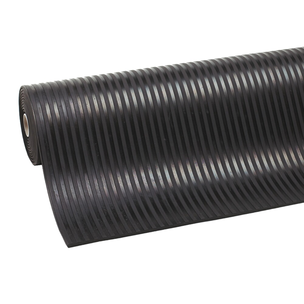 Productafbeelding nr. 1: NoTrax rubberbekleding Rib 'n' Roll P3™, grof gegroefd, BxL 1.000 x 10.000 mm, zwart