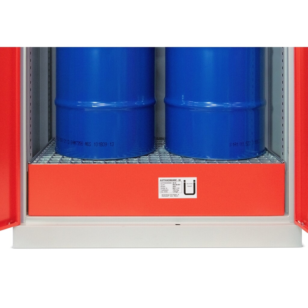 Productafbeelding nr. 4: Oliekast Steinbock®, 2 in hoogte verstelbare roosterlegborden, 1 lekbak, hxbxd 1950 x 950 x 500 mm