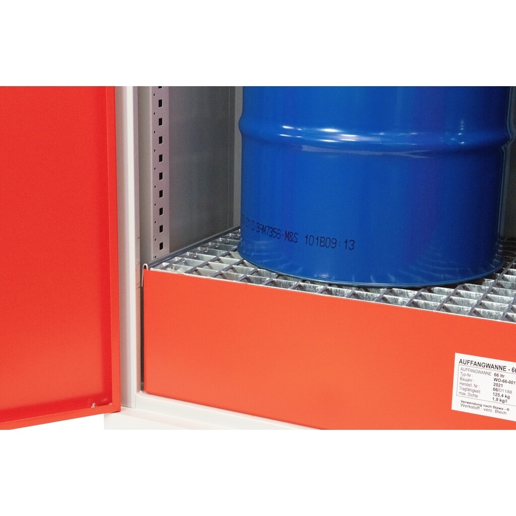 Oliekast Steinbock®, 2 in hoogte verstelbare roosterlegborden, 1 lekbak, hxbxd 1950 x 950 x 500 mm Productafbeelding nr. 5: Oliekast Steinbock®, 2 in hoogte verstelbare roosterlegborden, 1 lekbak, hxbxd 1950 x 950 x 500 mm