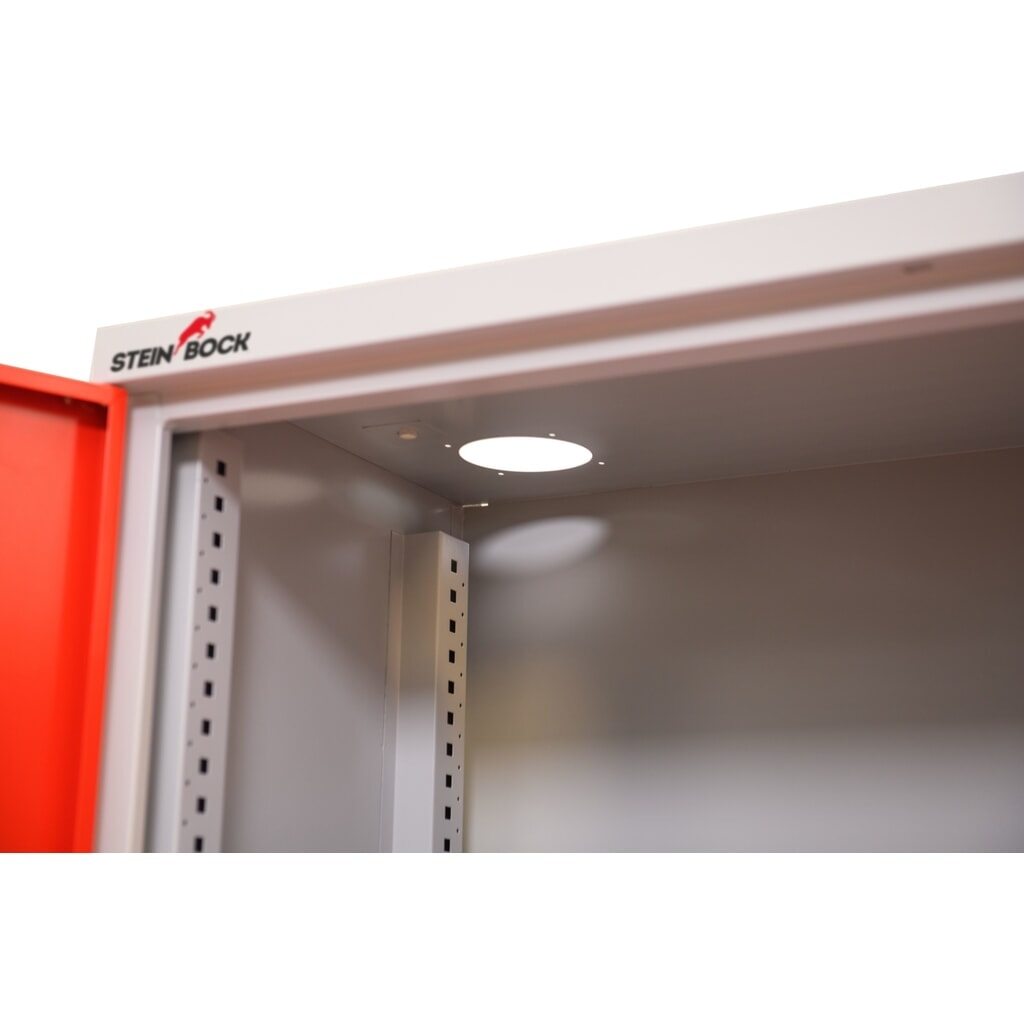 Oliekast Steinbock®, 2 in hoogte verstelbare roosterlegborden, 1 lekbak, hxbxd 1950 x 950 x 500 mm Productafbeelding nr. 6: Oliekast Steinbock®, 2 in hoogte verstelbare roosterlegborden, 1 lekbak, hxbxd 1950 x 950 x 500 mm