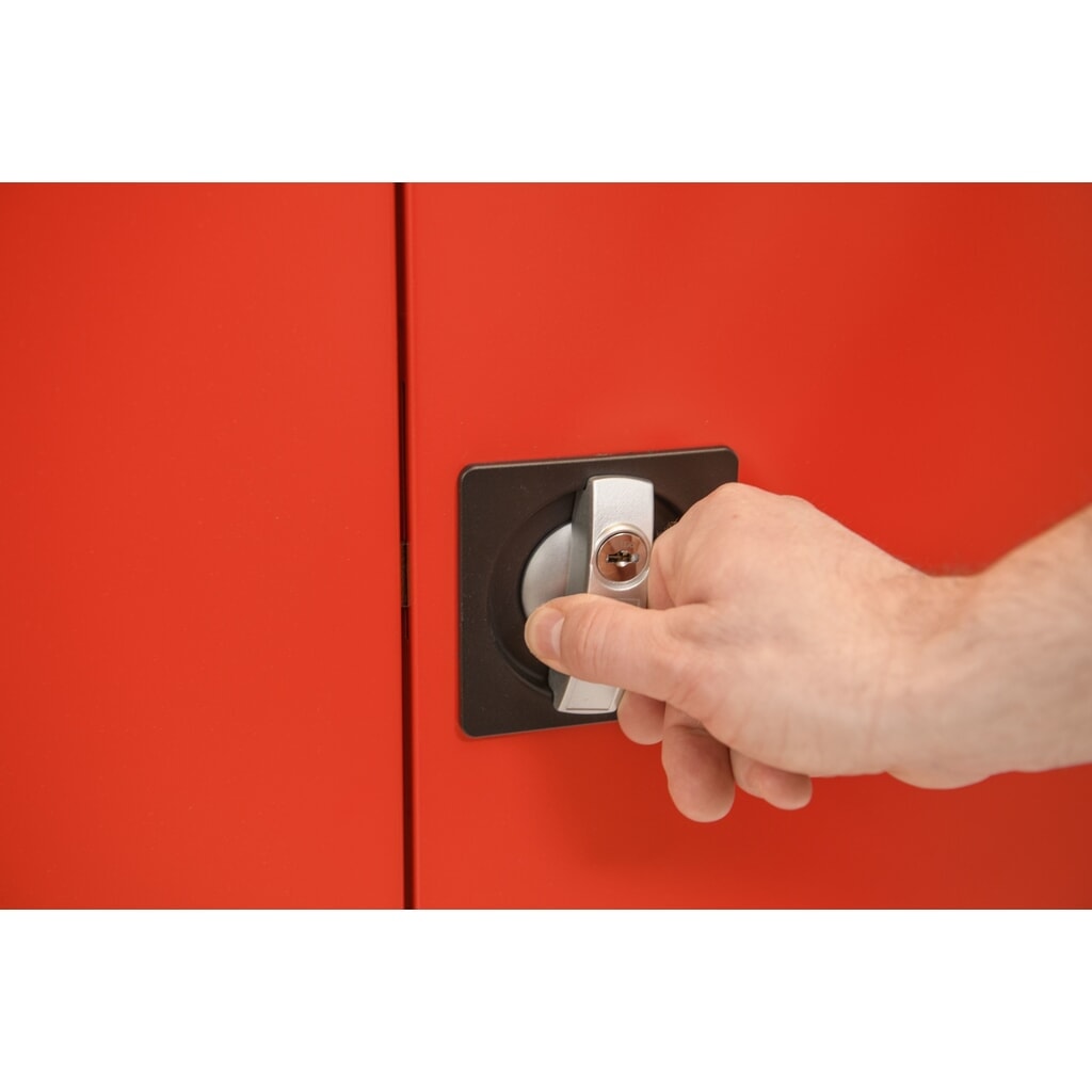 Oliekast Steinbock®, 2 in hoogte verstelbare roosterlegborden, 1 lekbak, hxbxd 1950 x 950 x 500 mm Productafbeelding nr. 10: Oliekast Steinbock®, 2 in hoogte verstelbare roosterlegborden, 1 lekbak, hxbxd 1950 x 950 x 500 mm