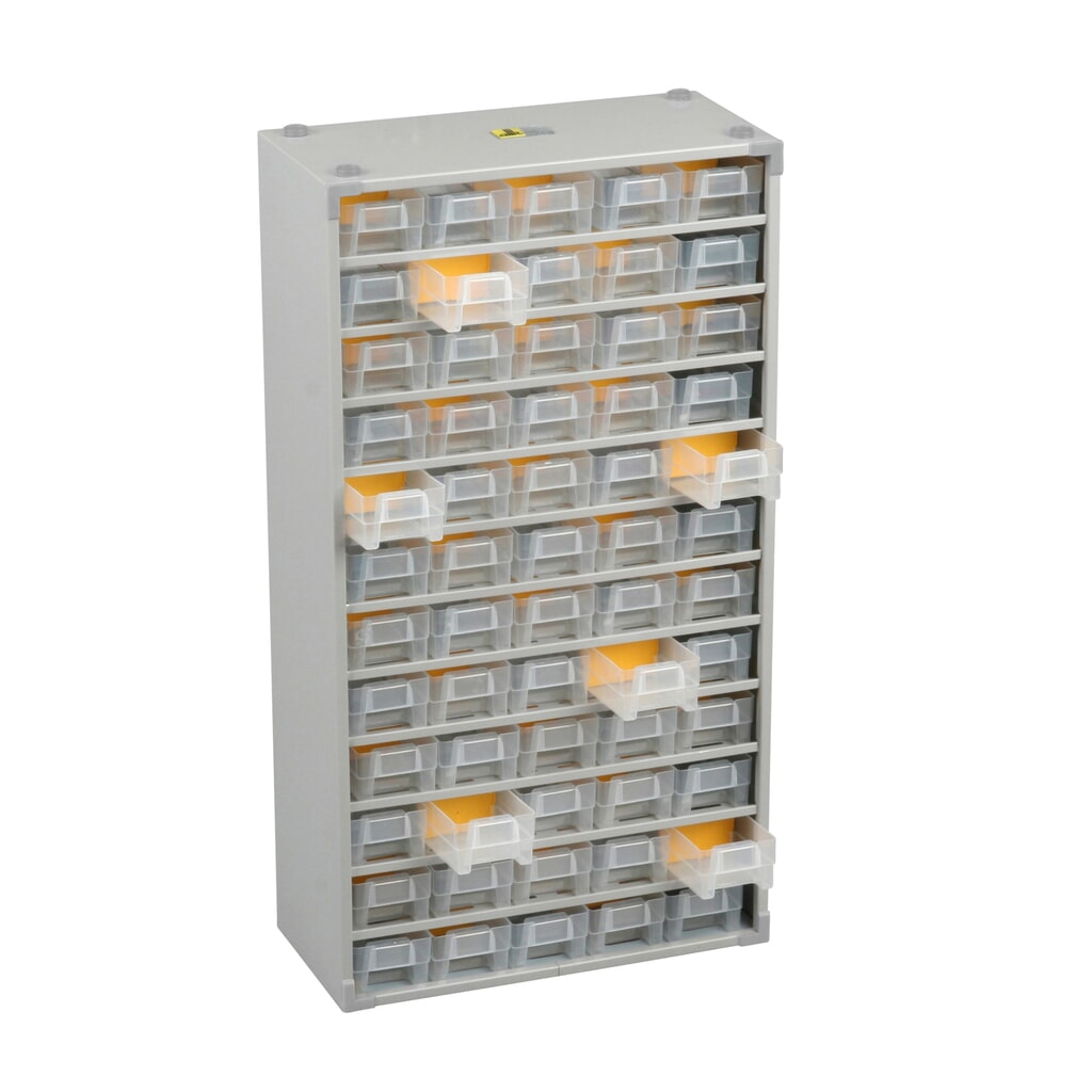 Onderdelenkast BASIC, met metalen behuizing
