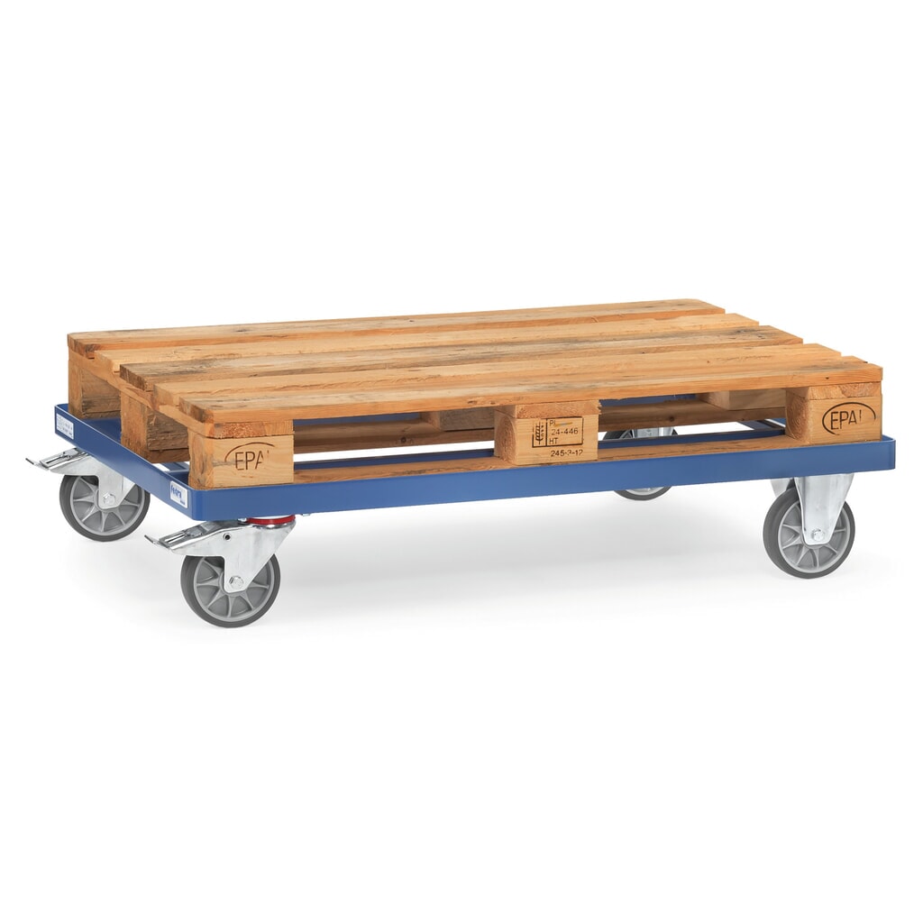 Onderstel fetra®, draagvermogen 500 kg, voor pallets 1200 x 800 mm, TPE-banden Productafbeelding nr. 2: Onderstel fetra®, draagvermogen 500 kg, voor pallets 1200 x 800 mm, TPE-banden