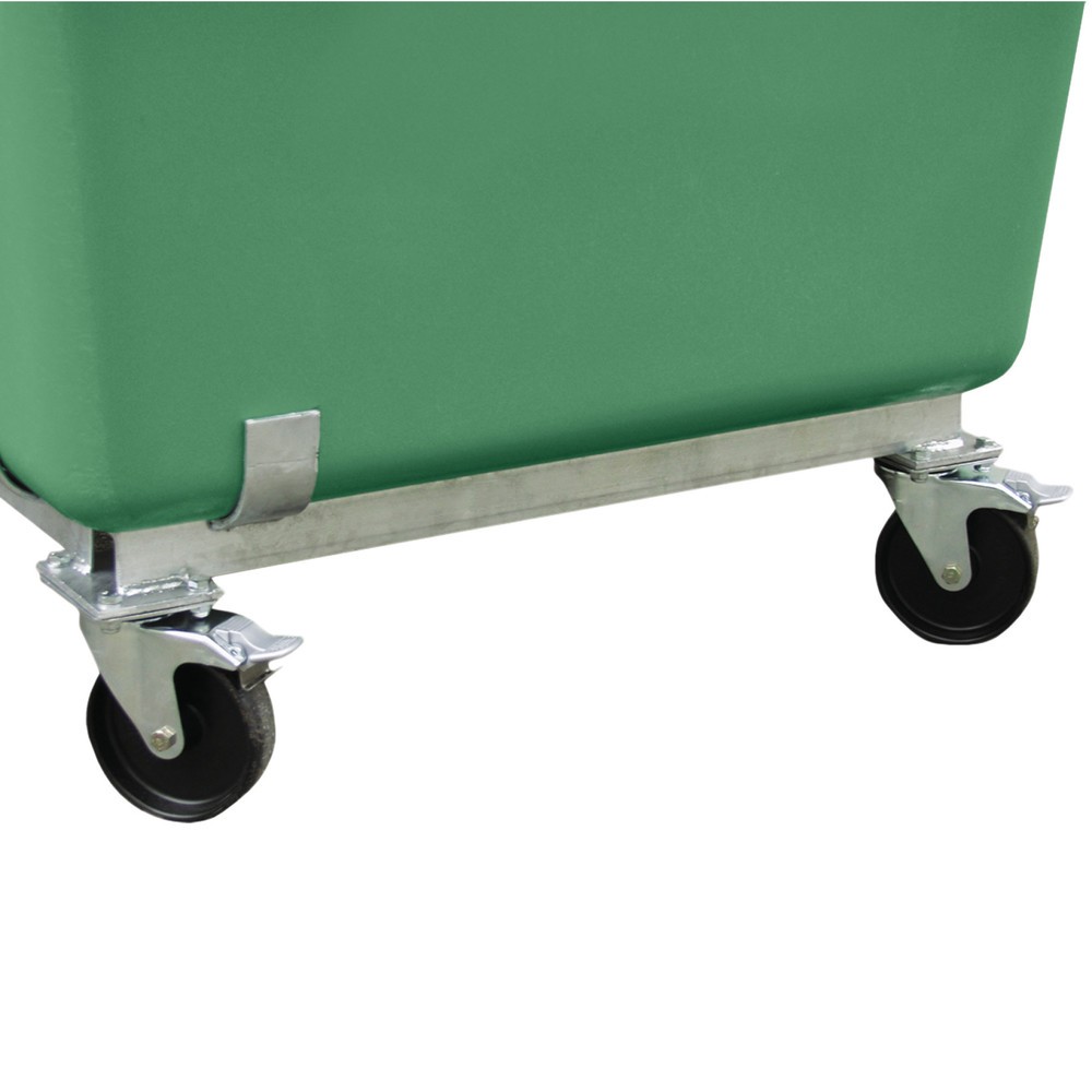 Product afbeelding: Onderstel voor rechthoekige bak CEMO van GVK, 100 liter, hoogte 290 mm