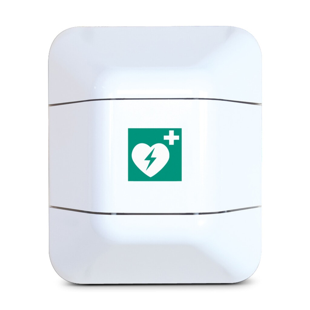 Opbergkast voor defibrillatoren, wit Productafbeelding nr. 1: Opbergkast voor defibrillatoren, wit