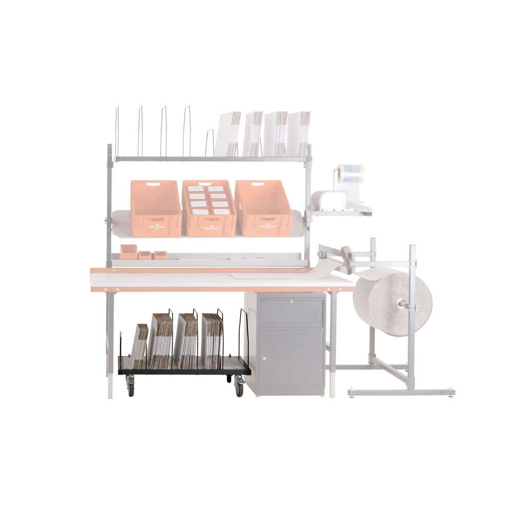 Productafbeelding nr. 3: Onderbouwmagazijn voor het Rocholz paktafelsysteem, hxbxd 690 x 1015 x 600 mm