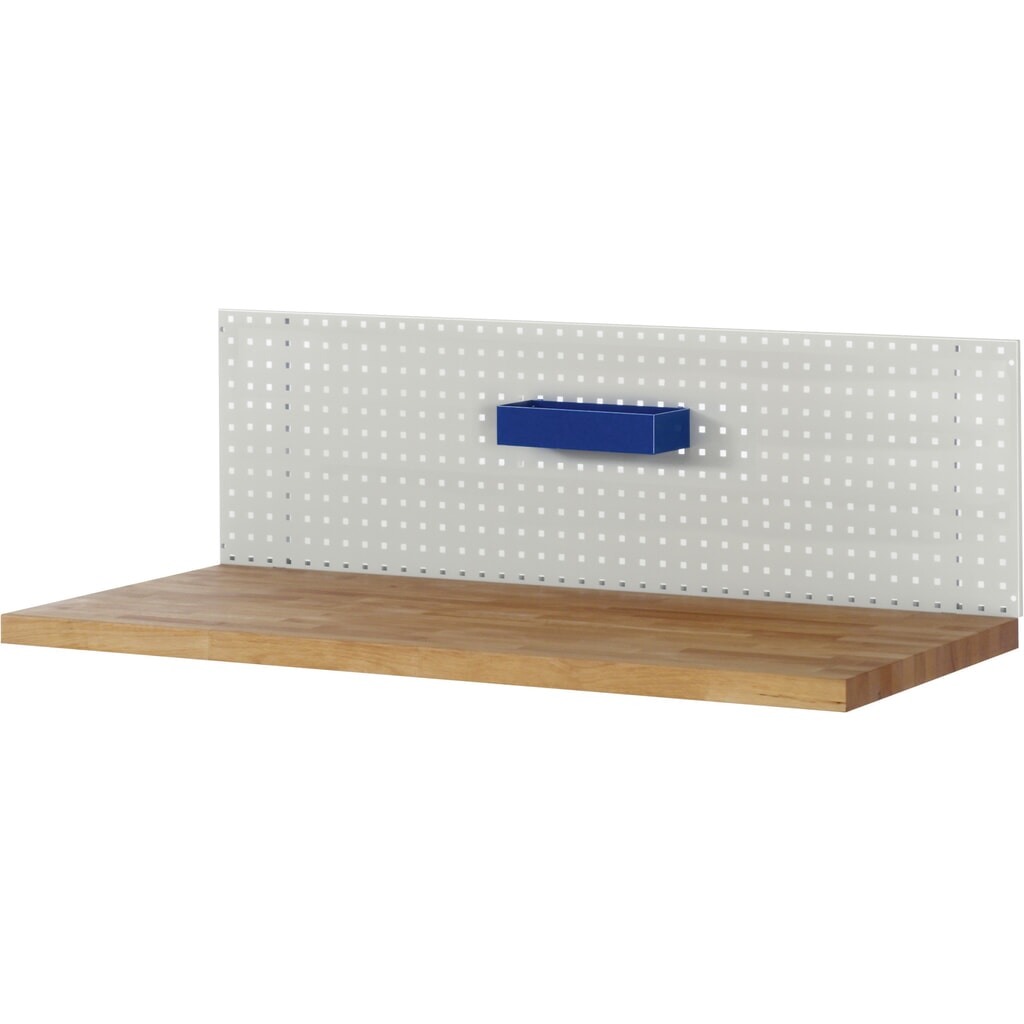 Opbergvak RAU voor geperforeerde plaat, hxbxd 65 x 300 x 125 mm Product afbeelding: Opbergvak RAU voor geperforeerde plaat, hxbxd 65 x 300 x 125 mm