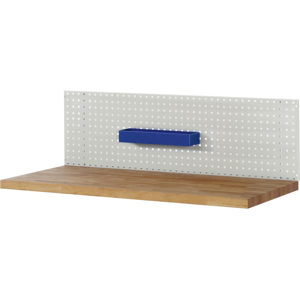 Opbergvak RAU voor geperforeerde plaat, hxbxd 65 x 450 x 125 mm Product afbeelding: Opbergvak RAU voor geperforeerde plaat, hxbxd 65 x 450 x 125 mm