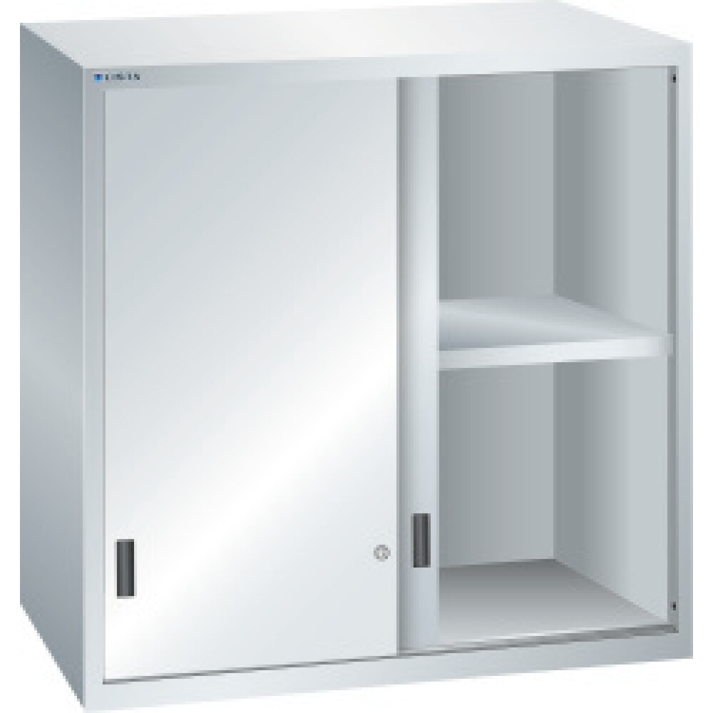Product afbeelding: Opzet schuifdeurkast voor kantoorkast LISTA, hxbxd 1.000 x 1.023 x 725 mm, lichtgrijs