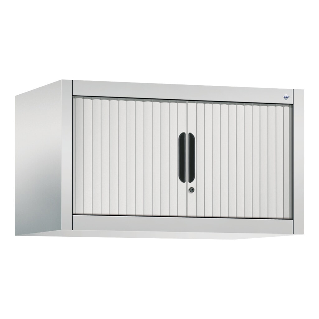 Opzetrolluikkast C+P, 1 OH, breedte 800 mm, lichtgrijs Product afbeelding: Opzetrolluikkast C+P, 1 OH, breedte 800 mm, lichtgrijs