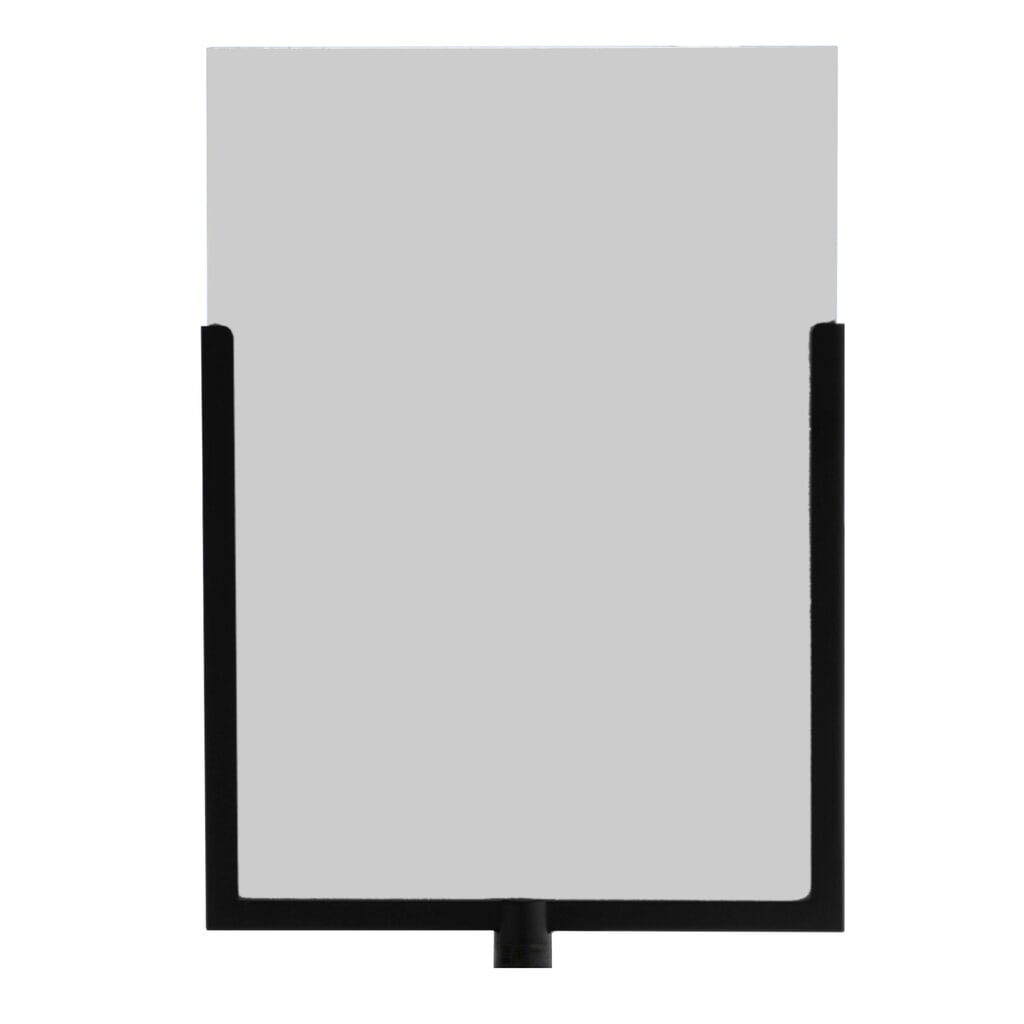 Product afbeelding: Opzetstuk informatiebord SK 950 voor RS-GUIDESYSTEMS® verkeerskegelopzetstuk SK 900, DIN A4 staand formaat