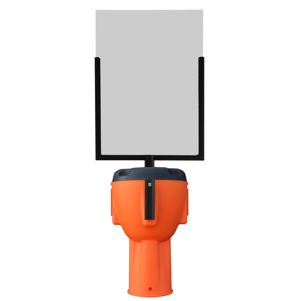 Productafbeelding nr. 2: Opzetstuk informatiebord SK 950 voor RS-GUIDESYSTEMS® verkeerskegelopzetstuk SK 900, DIN A4 staand formaat