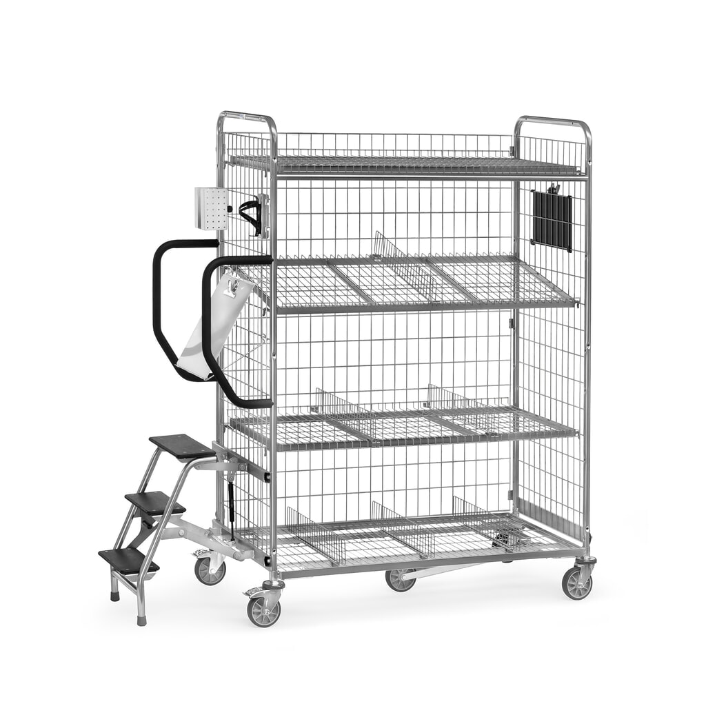 Productafbeelding nr. 3: fetra® orderpickwagen, HxBxD 1.225 x 590 x 891 mm, draagvermogen 200 kg