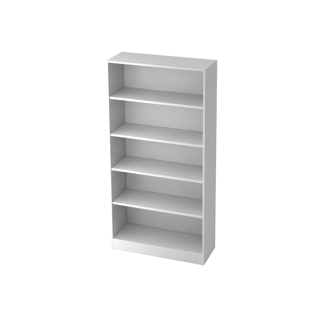 Product afbeelding: Ordnerkast Hammerbacher breed 5 OH, sokkelfront wit