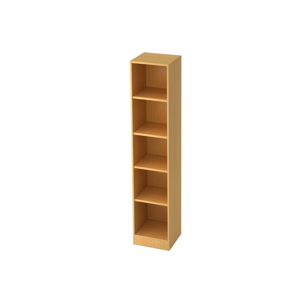 Product afbeelding: Ordnerkast Hammerbacher smal 5 OH met sokkelfront beuk