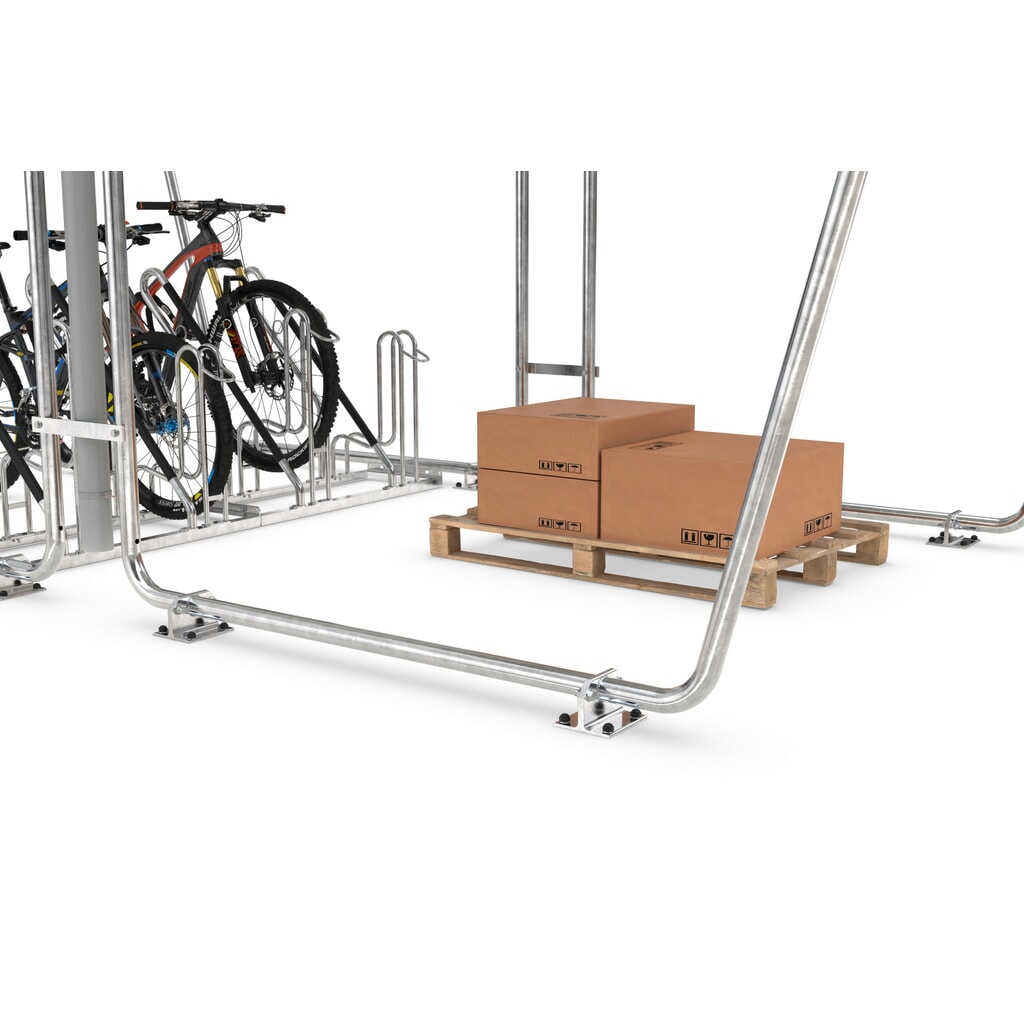 Overkapping BASIC, 2-zijdig, basiselement, breedte 2.145 mm Productafbeelding nr. 6: Overkapping BASIC, 2-zijdig, basiselement, breedte 2.145 mm