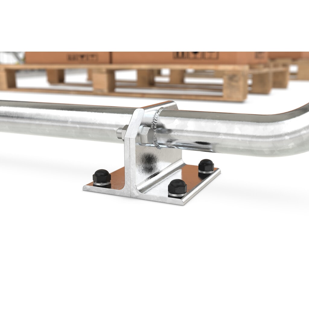 Overkapping BASIC, 2-zijdig, BE, breedte 4.300 mm Productafbeelding nr. 2: Overkapping BASIC, 2-zijdig, BE, breedte 4.300 mm