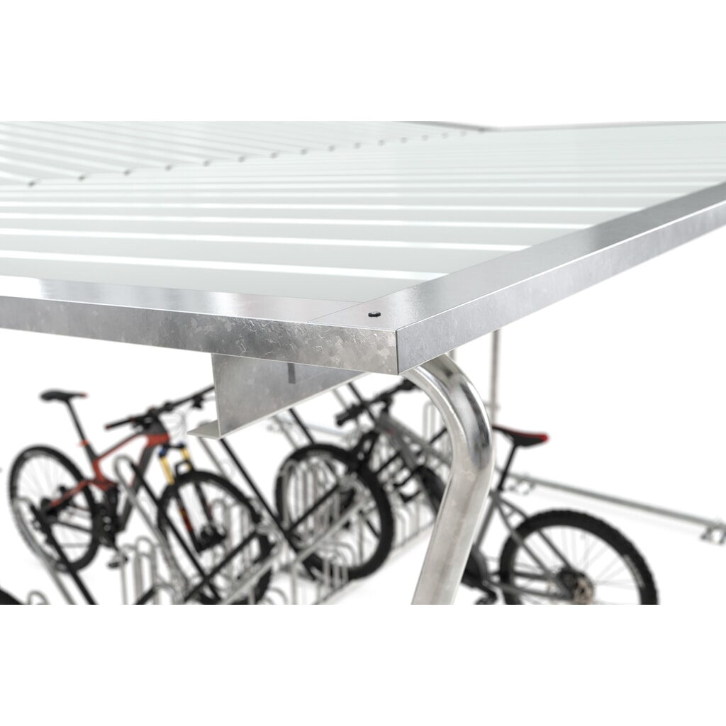 Overkapping BASIC, 2-zijdig, BE, breedte 4.300 mm Productafbeelding nr. 8: Overkapping BASIC, 2-zijdig, BE, breedte 4.300 mm