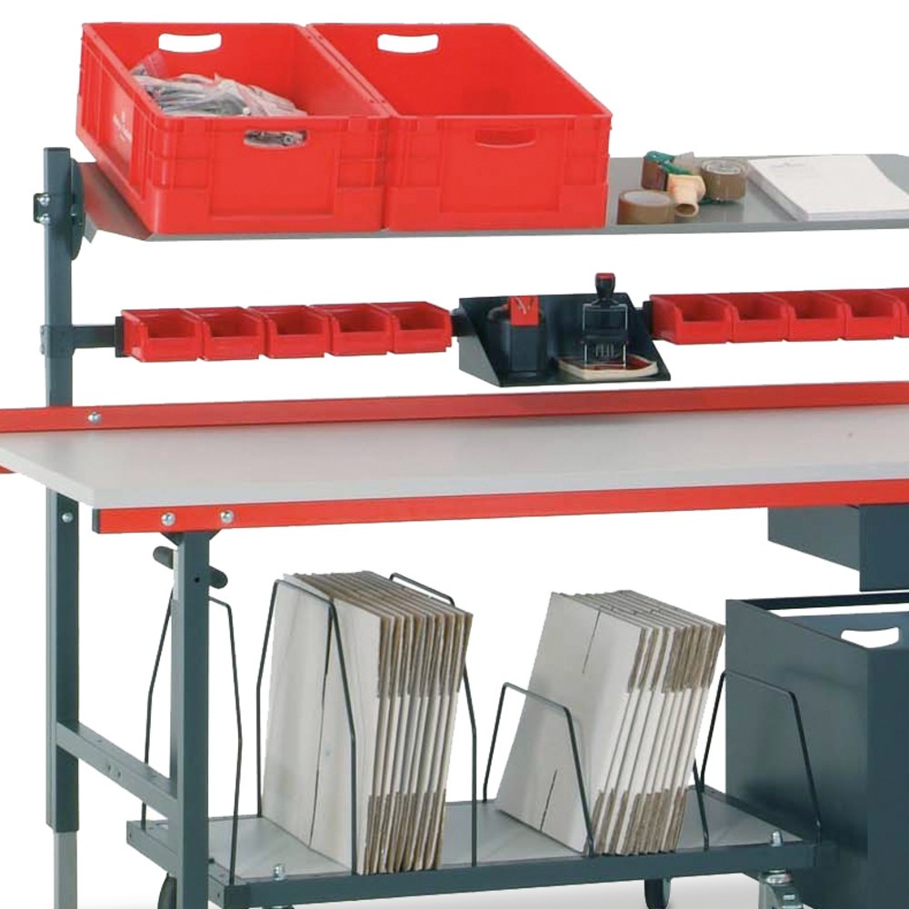 Productafbeelding nr. 3: Rocholz handmatig in hoogte verstelbare paktafel, draagvermogen 200 kg, hxbxd 690-960 x 2.000 x 920 mm