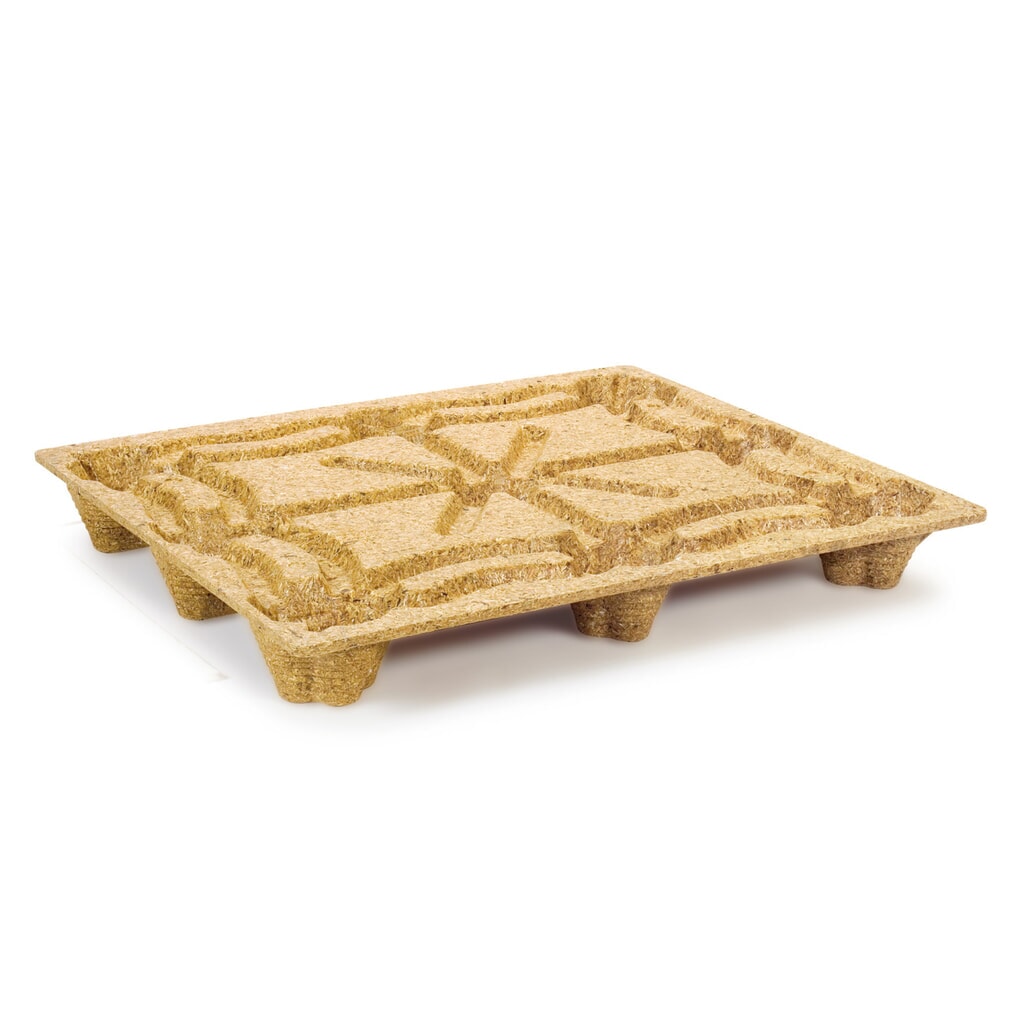 Product afbeelding: Pallets van spaanplaat, INDUSTRIE-formaat, lxb 1000 x 1200 mm, dynamisch draagvermogen 900 kg, 9 voetjes