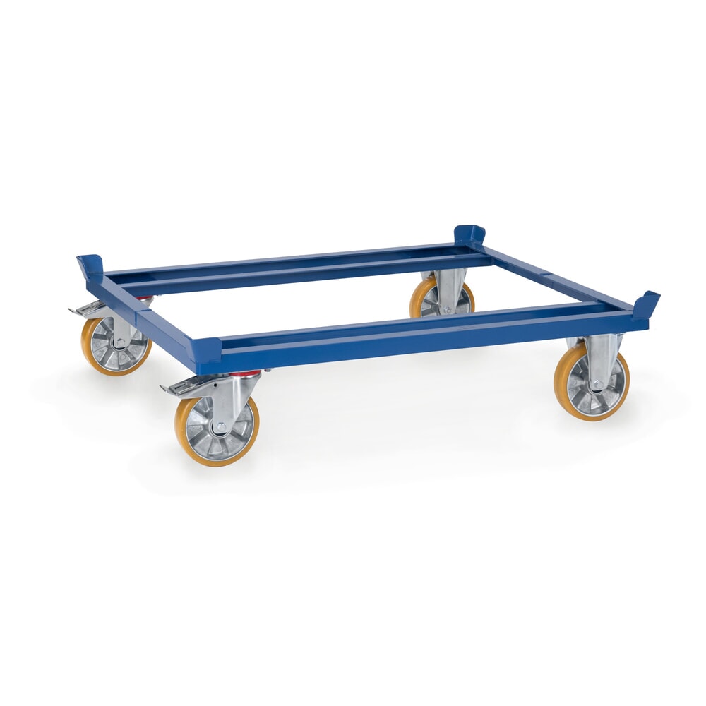 Product afbeelding: fetra® palletonderwagen, PU-wielen, draagvermogen 1.050 kg, 1.210 x 1.010 mm, briljantblauw
