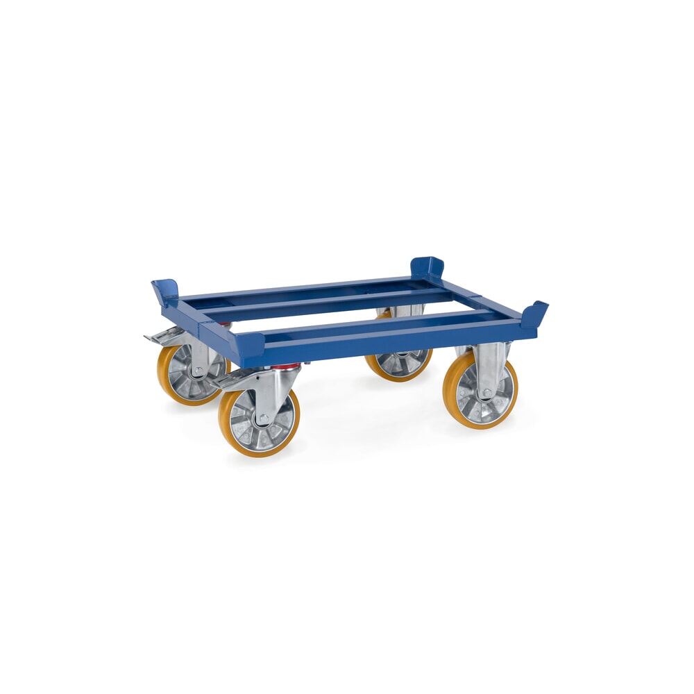 Product afbeelding: fetra® palletonderwagen, PU-wielen, draagvermogen 1.050 kg, 810 x 610 mm, briljantblauw