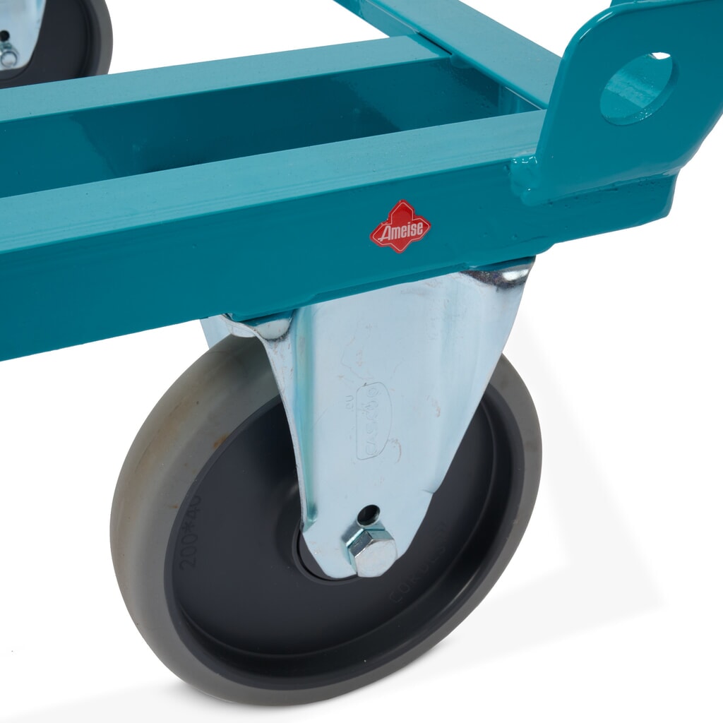 Productafbeelding nr. 10: Palletonderwagen Ameise®, met vanghoeken, laadhoogte 280 mm, TPE-banden