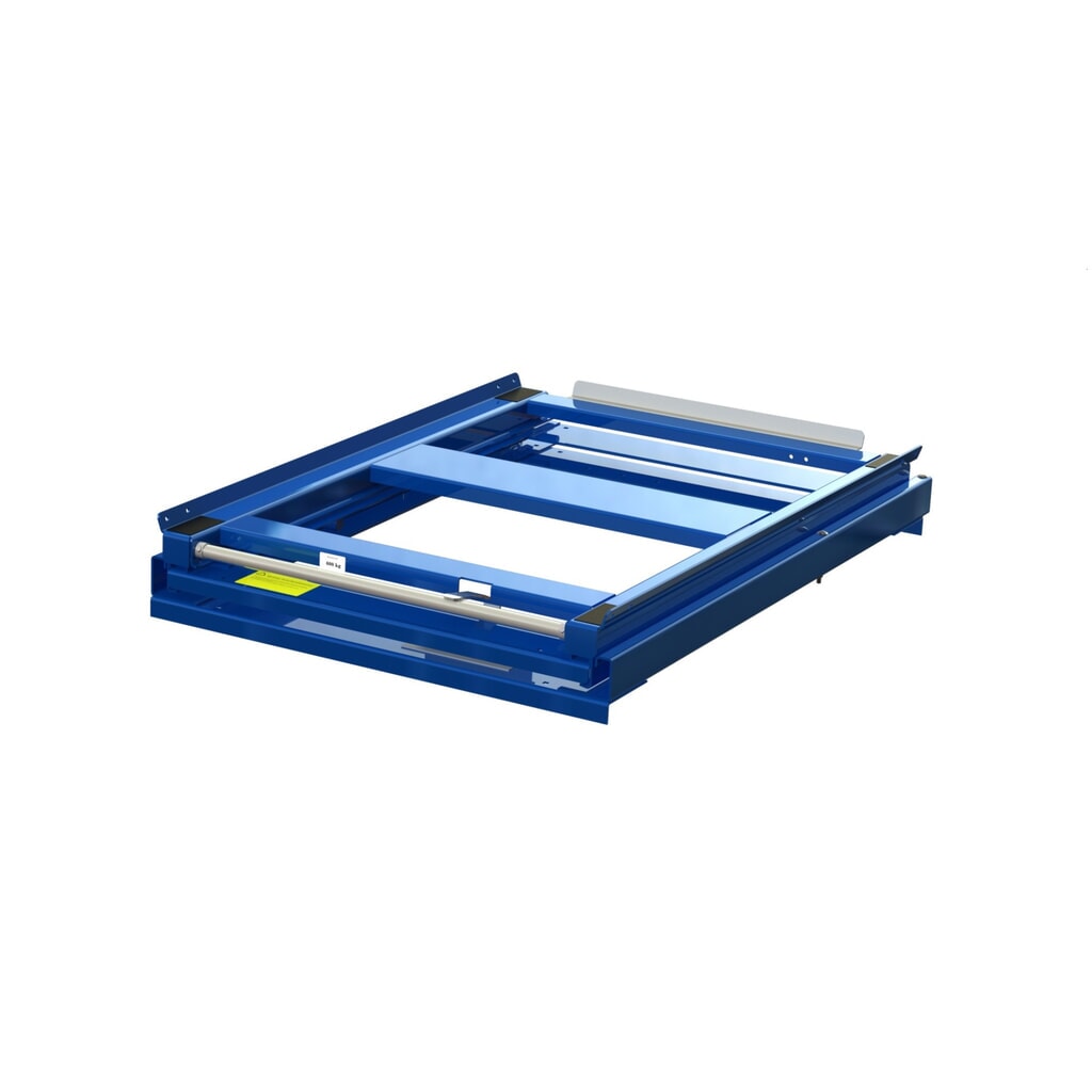 Palletuittrekvoorziening voor zware lasten, draagvermogen 600 kg, uittrekdiepte 100% Product afbeelding: Palletuittrekvoorziening voor zware lasten, draagvermogen 600 kg, uittrekdiepte 100%