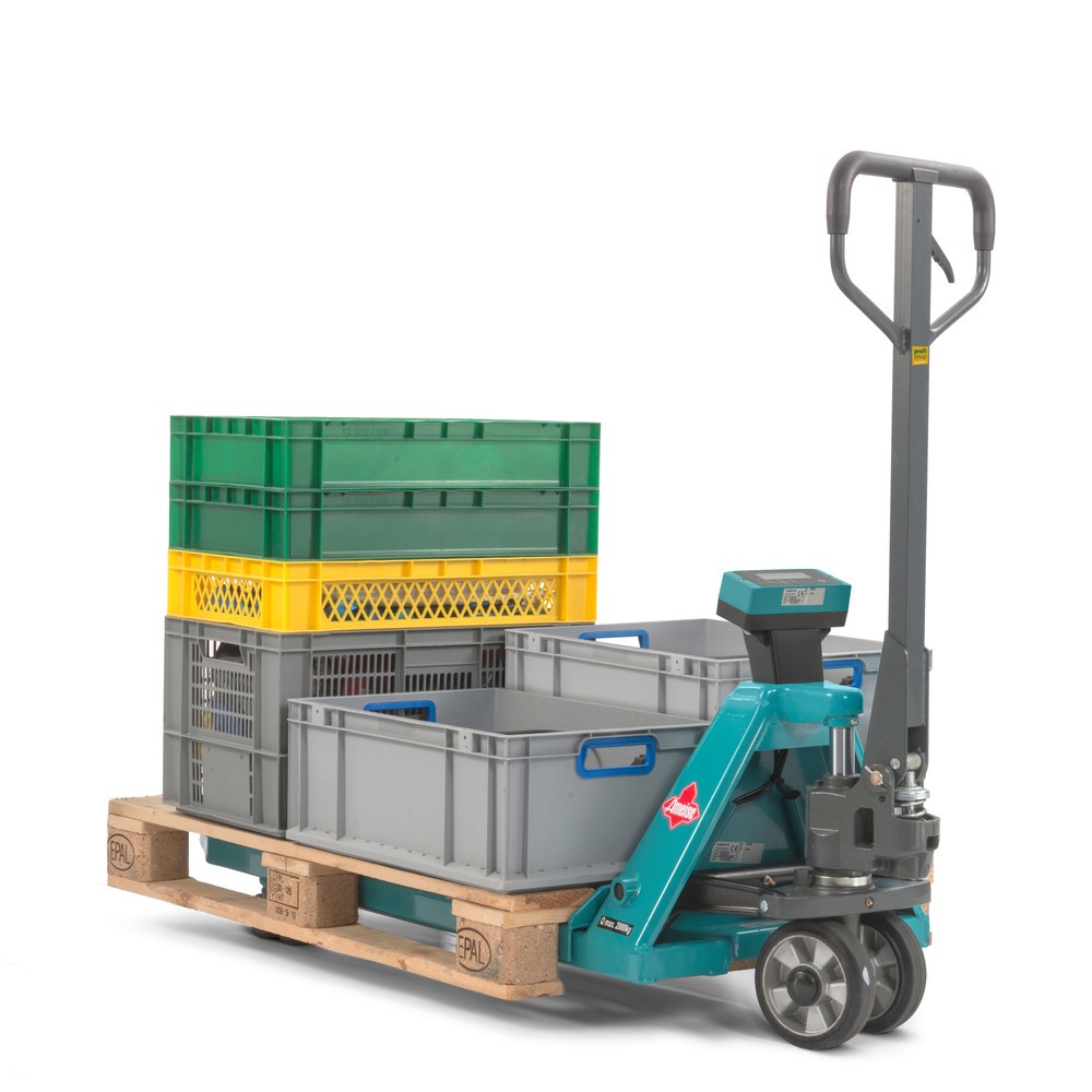 Productafbeelding nr. 6: Handtranspallet met weegschaal Ameise® PTM 2.0 Scale, stappen van 1 kg, draagvermogen 2.000 kg, tandemwielen