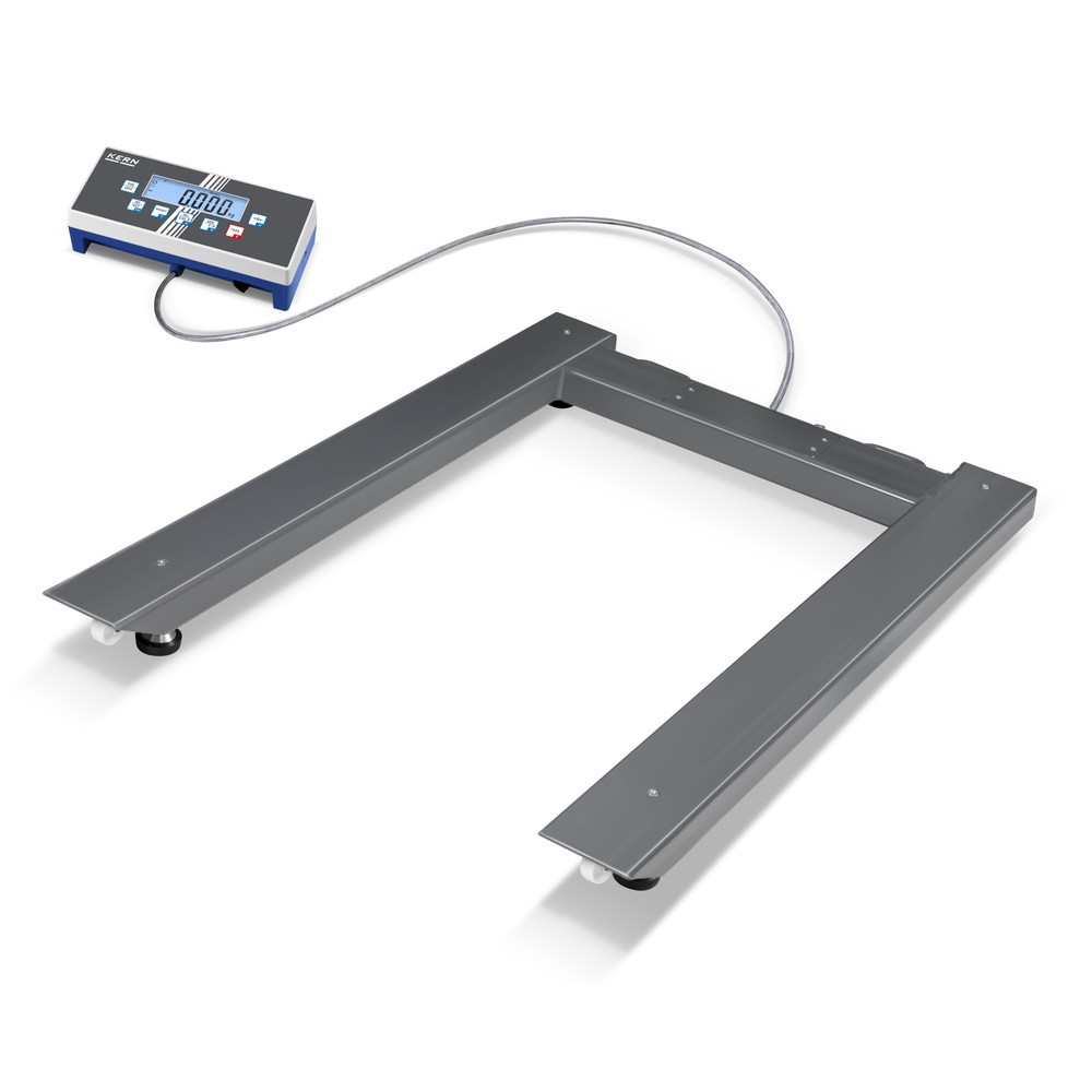 Product afbeelding: Palletweegschaal KERN met display, ijkbaar, weegbereik max. 600 kg, cijferinterval 100 | 200 g