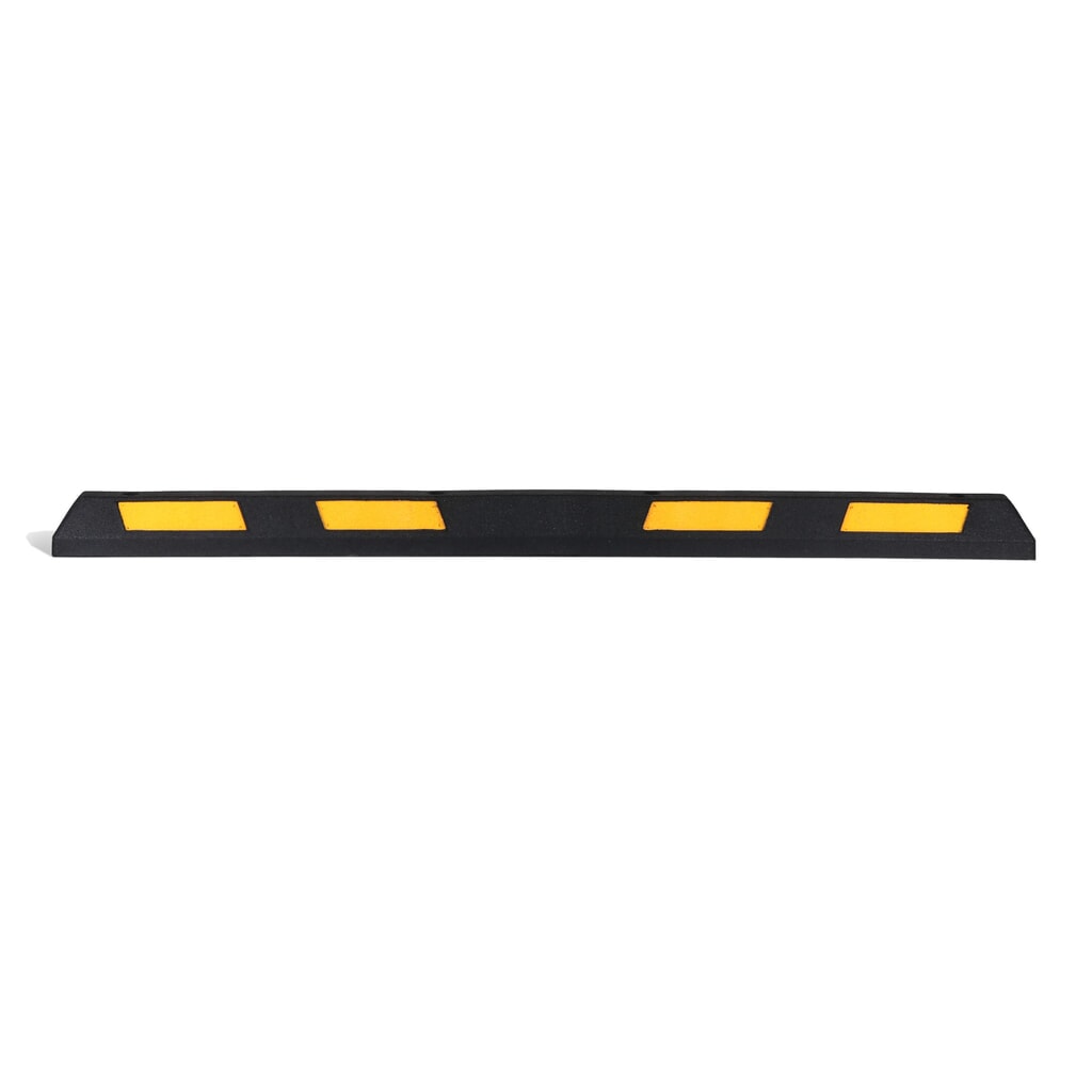 Parkeerplaatsbegrenzing dancop PS180, breedte 1820 mm, geel/zwart Product afbeelding: Parkeerplaatsbegrenzing dancop PS180, breedte 1820 mm, geel/zwart