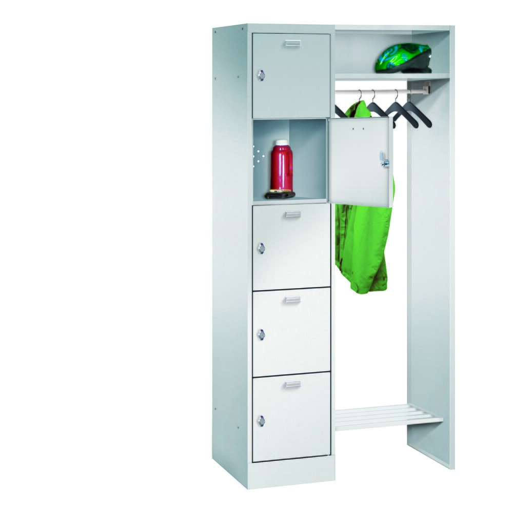 Product afbeelding: PAVOY lockerkast, 5 vakken, draaivergrendeling, hxbxd 1.950 x 850 x 500 mm, vakbreedte 400 mm