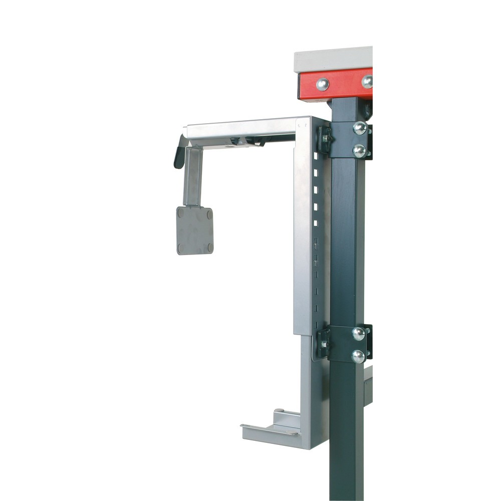 Product afbeelding: PC-houder voor Rocholz paktafelsystemen, universeel monteerbaar aan de tafelpoten, binnenafmetingen hxb 307-531 x 78-220 mm