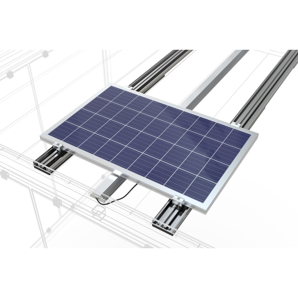 Fotovoltaïsch systeem en verlichting voor rookoverkapping wsm®, montage in de fabriek Product afbeelding: Fotovoltaïsch systeem en verlichting voor rookoverkapping wsm®, montage in de fabriek