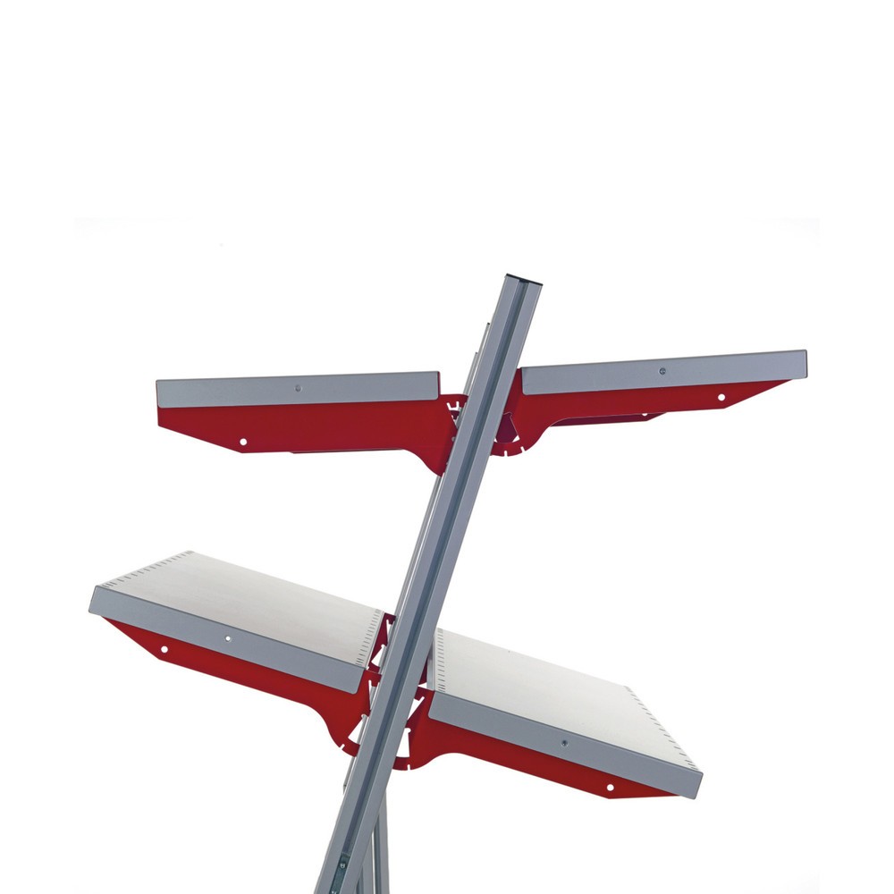 Product afbeelding: Aflegbord voor Rocholz paktafels SYSTEM FLEX, BxD 800 x 300 mm