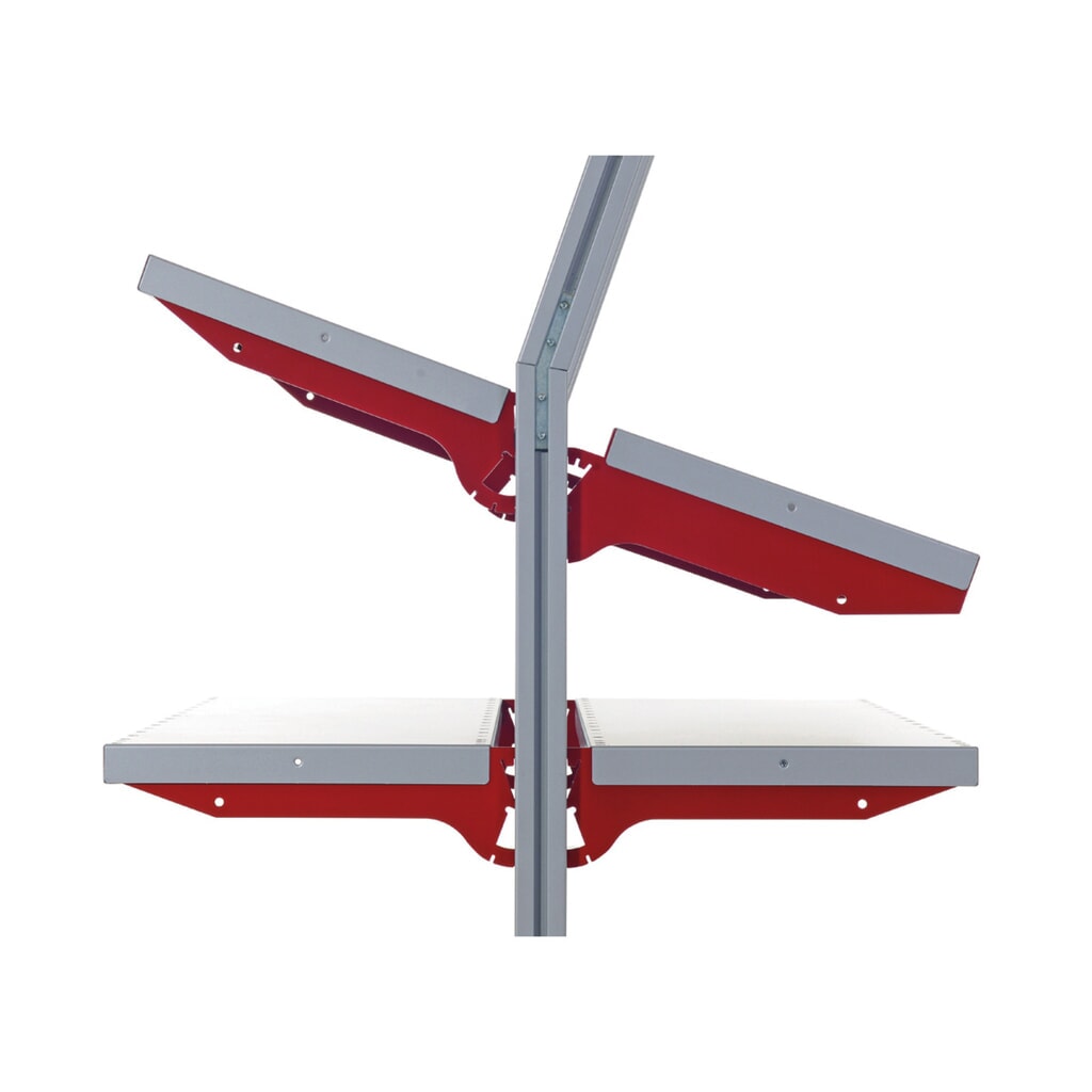 Aflegbord voor Rocholz paktafels SYSTEM FLEX, BxD 800 x 300 mm Productafbeelding nr. 2: Aflegbord voor Rocholz paktafels SYSTEM FLEX, BxD 800 x 300 mm