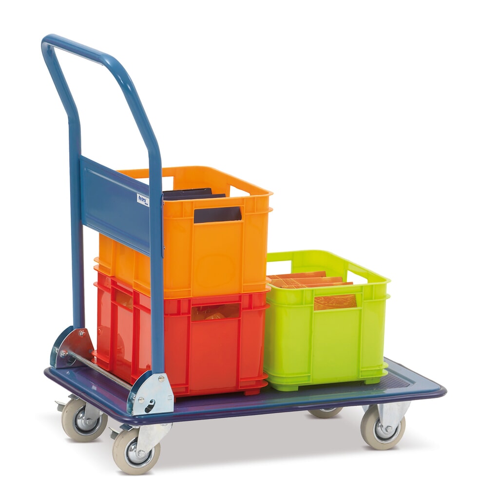 Productafbeelding nr. 3: Plateauwagen fetra® met stalen plateau, 750 x 480 mm, draagvermogen 150 kg