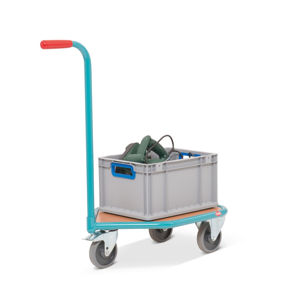 Productafbeelding nr. 6: Plateauwagen met dissel Ameise®, houten platform BxD 450 x 450 mm