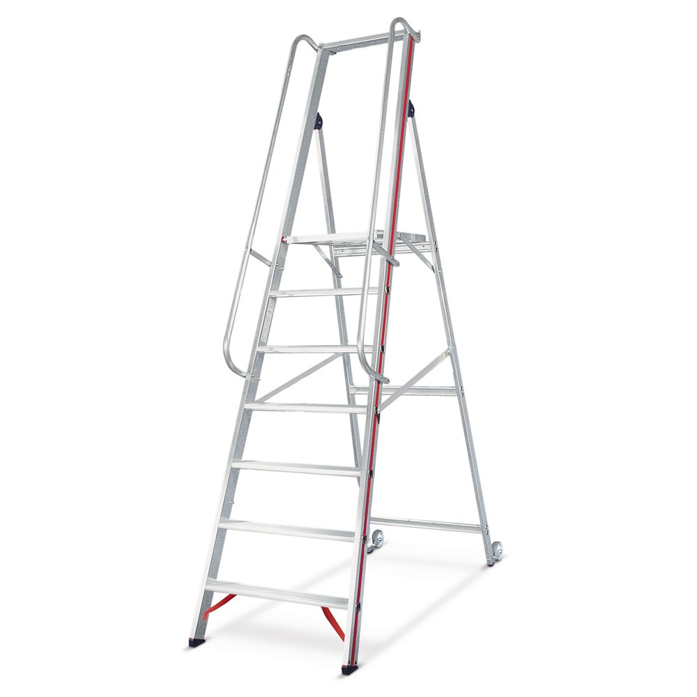 Product afbeelding: Platformladder HYMER met kantelwielen, stahoogte 0,95 m