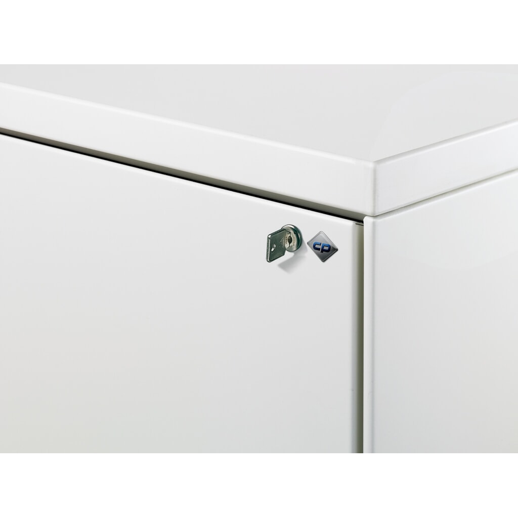 Platte archiefkast C+P, 5 laden DIN A1, lichtgrijs Productafbeelding nr. 3: Platte archiefkast C+P, 5 laden DIN A1, lichtgrijs