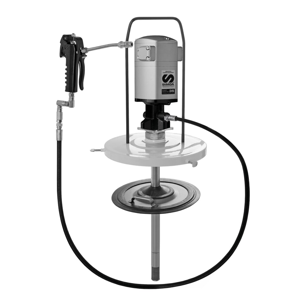 Pompset SAMOA PM35 60:1 draagbaar voor verpakkingen van 18 kg Product afbeelding: Pompset SAMOA PM35 60:1 draagbaar voor verpakkingen van 18 kg