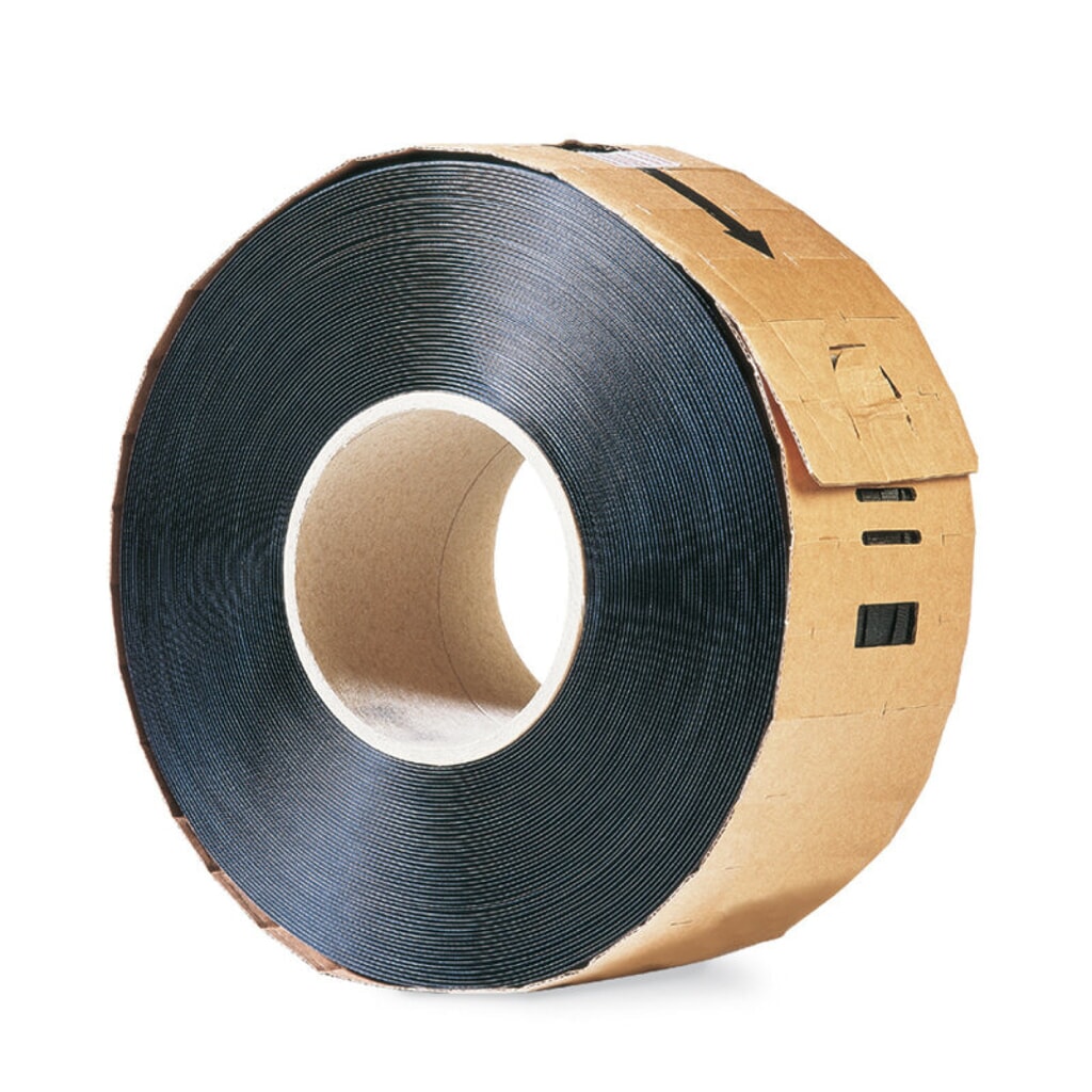 Product afbeelding: PP-Umreifungsband, schwarz, 12 mm x 2200 lfm., Stärke: 0,73 mm