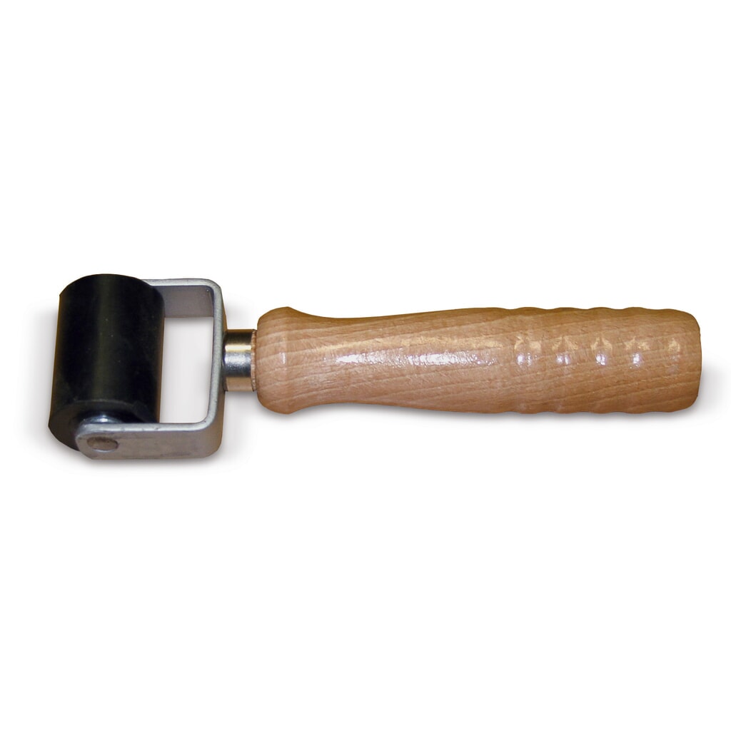 Profielaandrukrol met houten greep Product afbeelding: Profielaandrukrol met houten greep