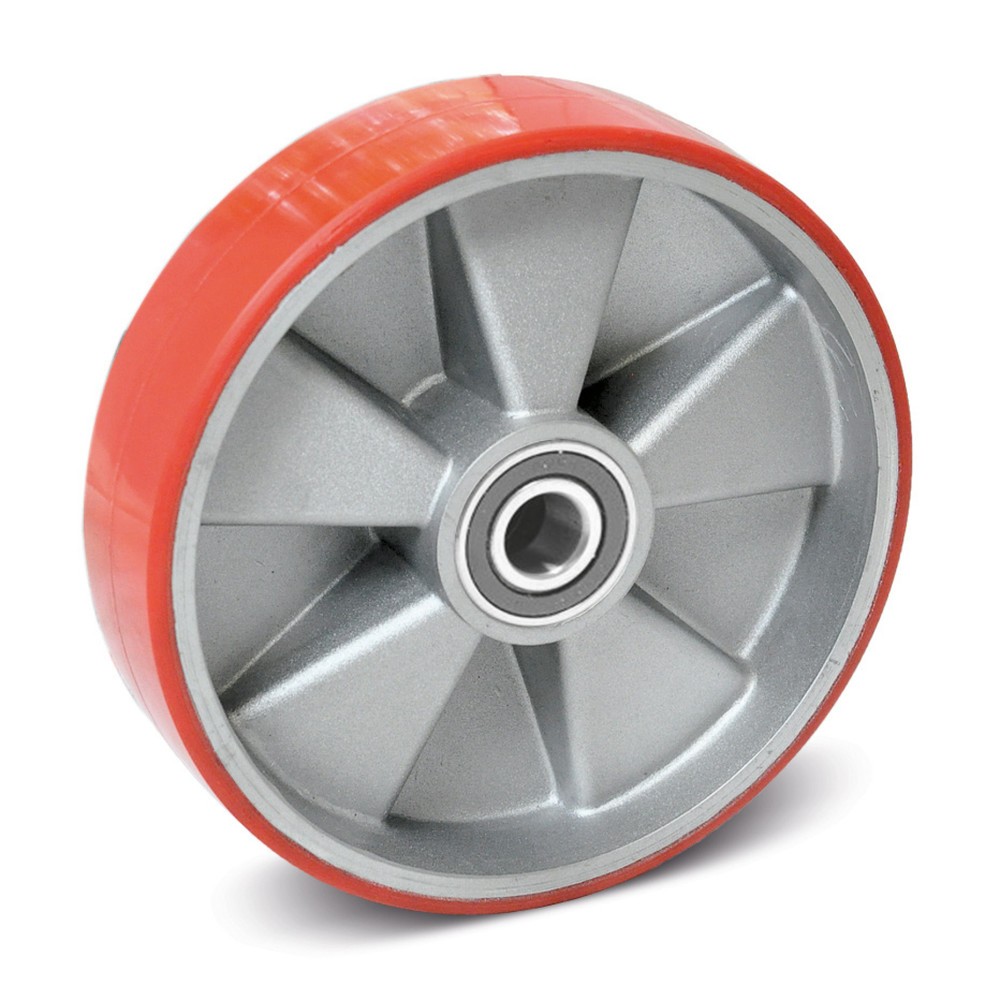 Product afbeelding: PU-stuurwiel voor transpallet Ameise® type ACY20, HLTN, bouwjaar vanaf ’09, Ø 180 mm, rood